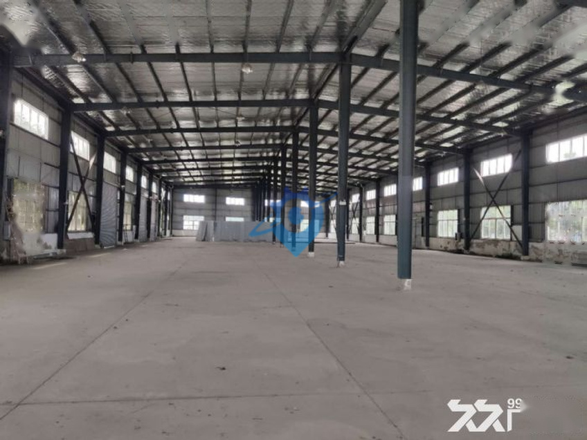 横店玖玖工业园钢构2500平，层高9米，交通便利，按需配套办公宿舍食堂
