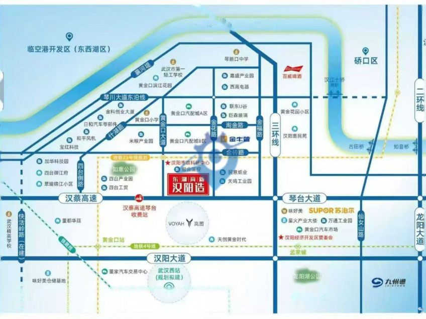 汉阳黄金口双国企开发定制厂房,稀缺独栋、双拼,分层、分户办证灵活,送大面积露台!